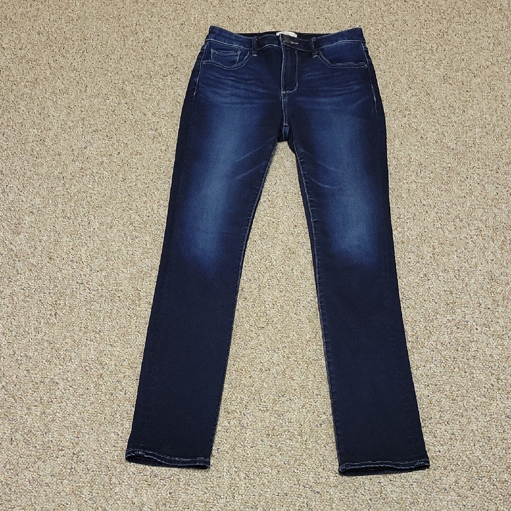 DRIFTWOOD Dark Blue Straight Leg Jeans Women's 27 X 31
